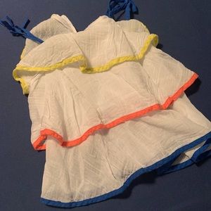 Crew cuts strap tank top